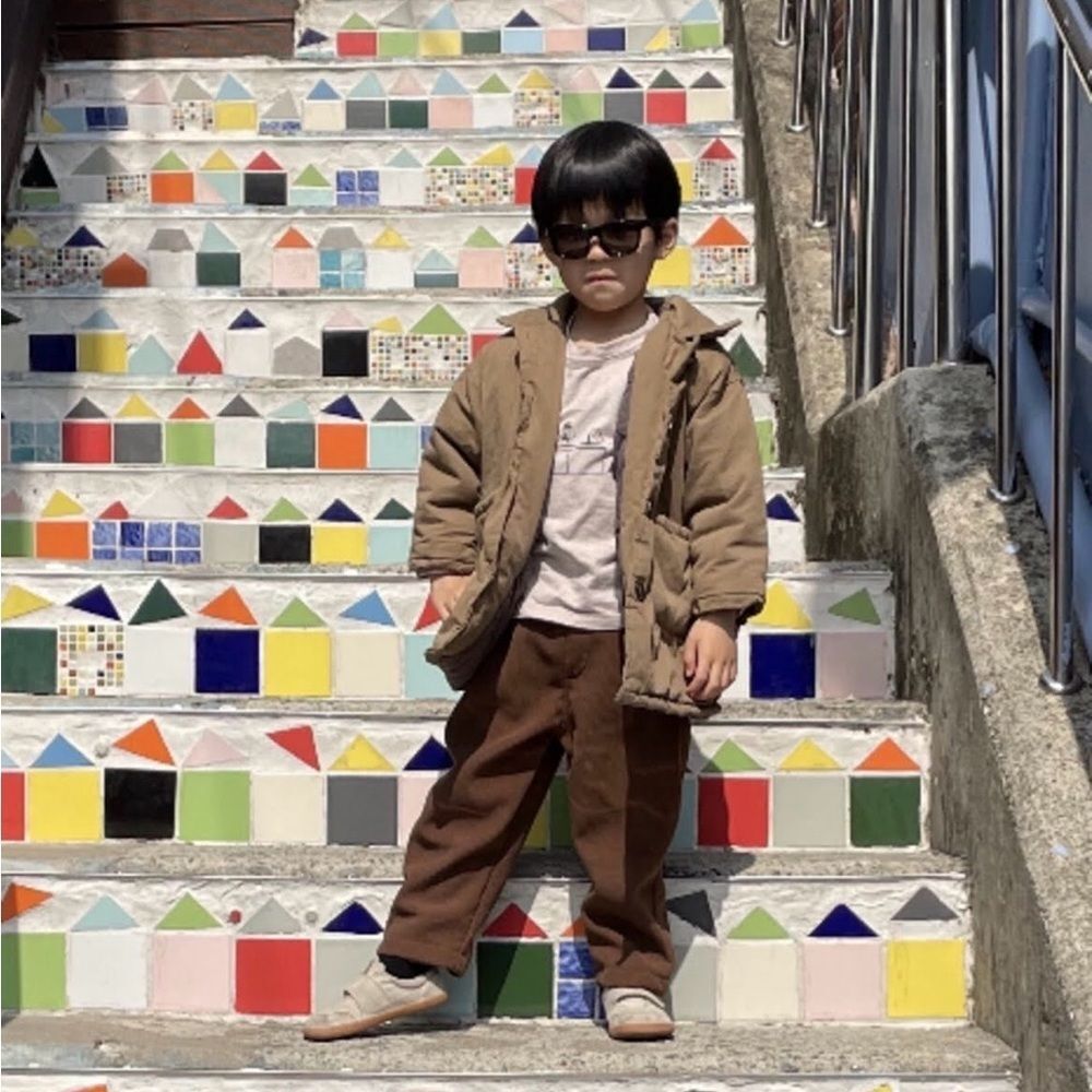 Kids Korean Style Winter Puffer Quilted Jacket Unisex Kids